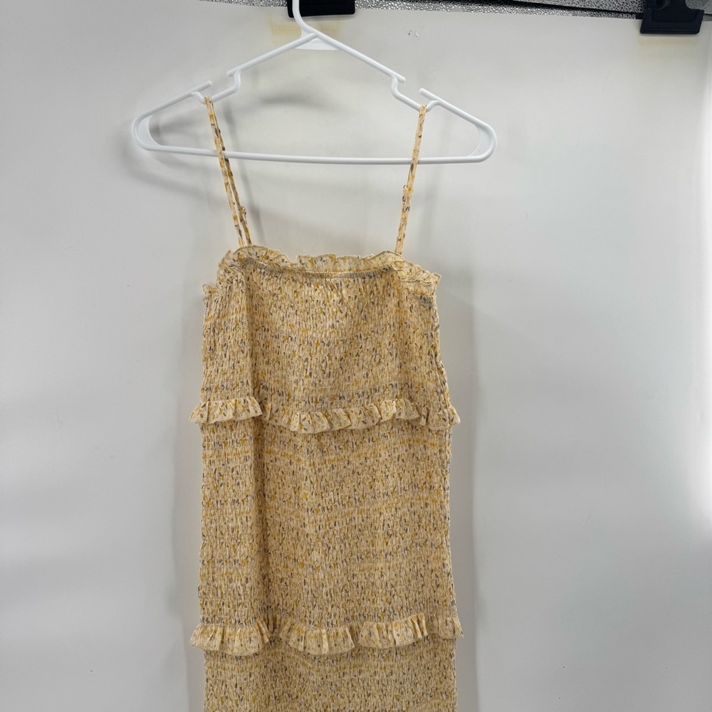 Mable yellow Sleeveless ribbed Dress size S - Picture 4 of 9